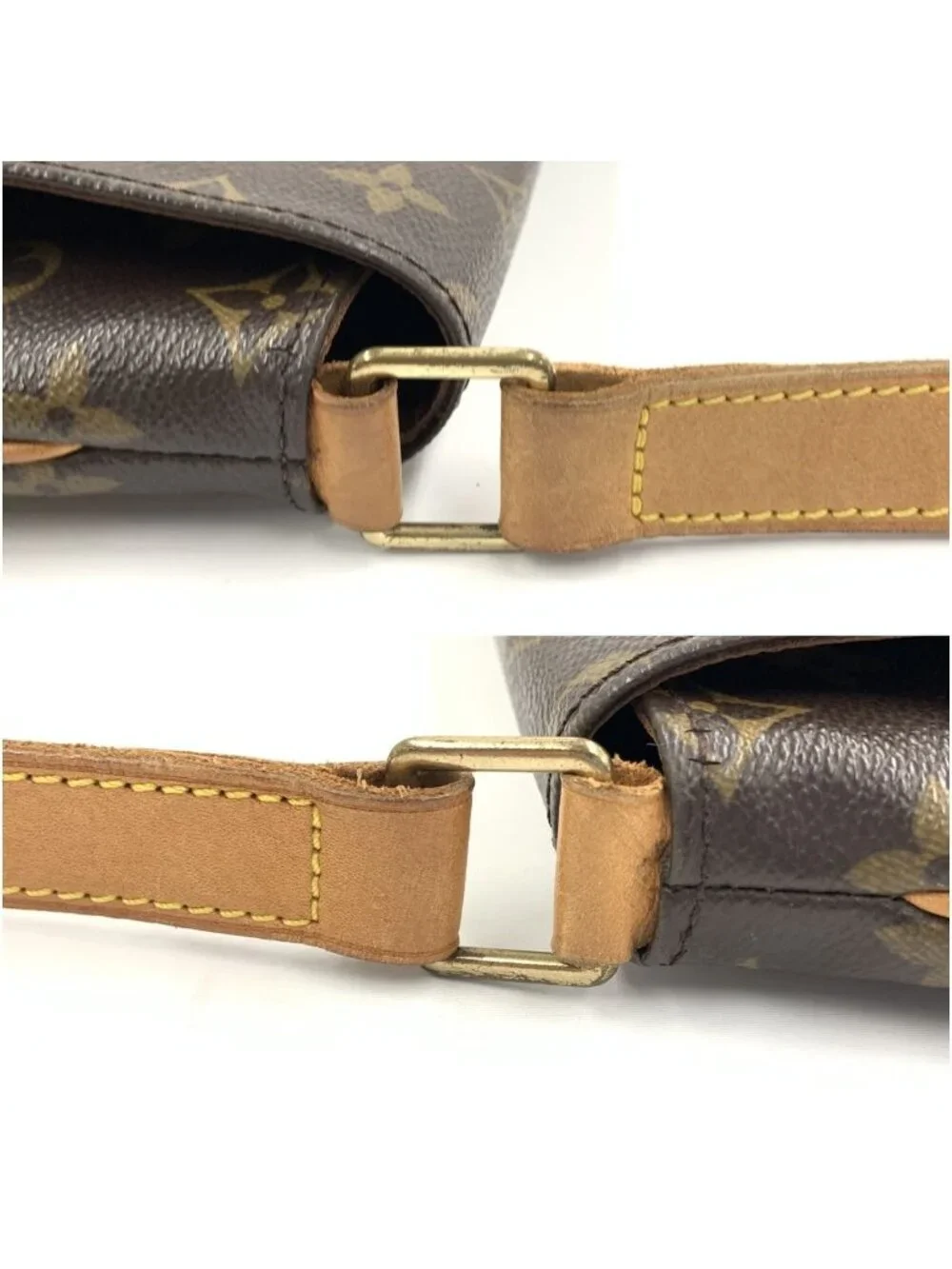 Louis Vuitton Monogram Musette Shoulder Bag Brown